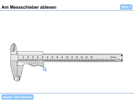 Interaktiver Messschieber (Flash)  