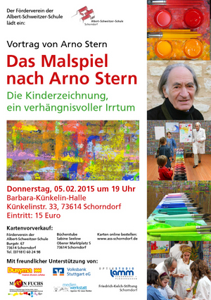 Plakatwerbung Arno Stern