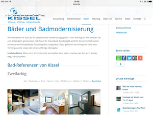 WordPress-Portfolio: Badauswahl