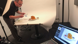 Foodstyling mit Pinsel