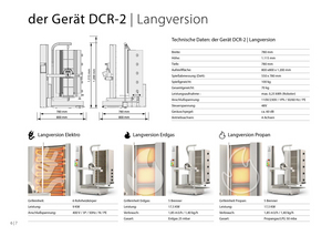 Der Gerät Broschüre Technische Daten