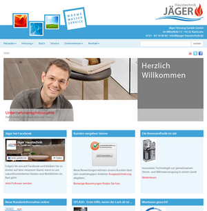 Typo3-Relaunch Jäger Haustechnik