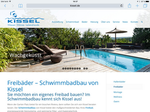 WordPress-Webseite: Kissel.de