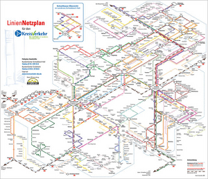 KreisVerkehr Liniennetzplan